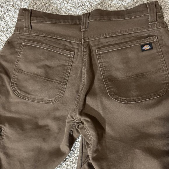 Dickies Flex Tough Max Pants Mens 32x30 Brown Relaxed Fit Work Cargo Utility - Picture 7 of 12